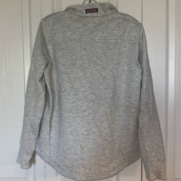 Vineyard Vines Gray Quarter Zip - Picture 3 of 3